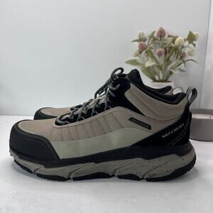 Skechers D'Lux Journey SR Work Boot Natural Black SN 200270 Men's 13 NWOB